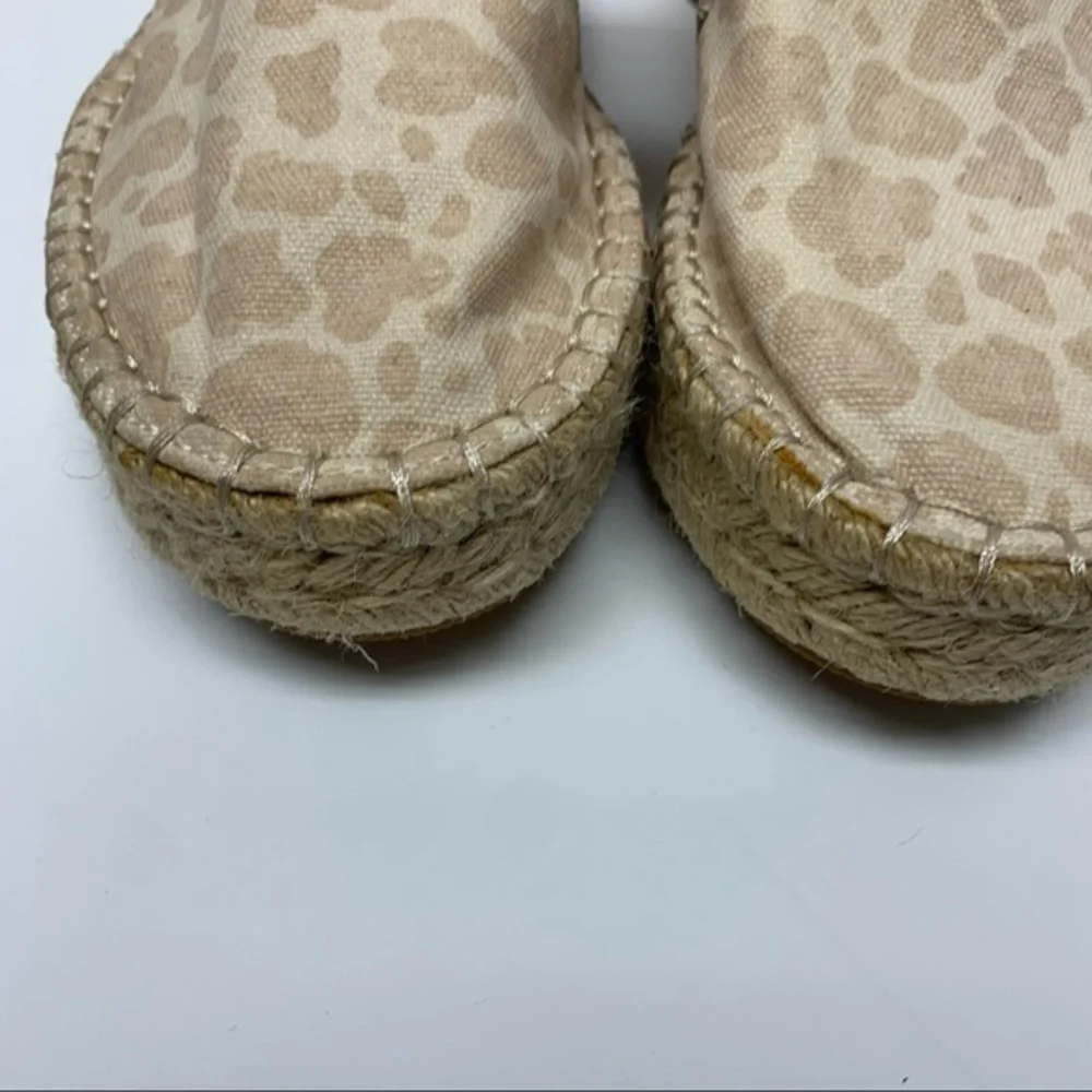 Splendid Laney‎ Woven Leopard Print Platform Espadrilles